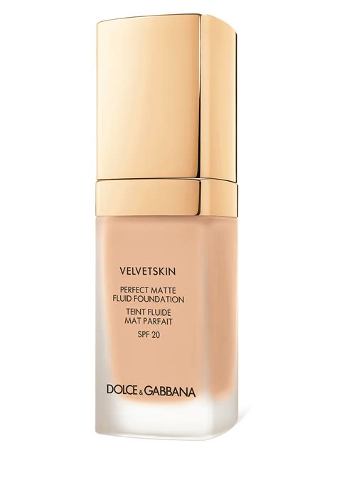 dolce & gabbana velvet skin perfect matte fluid foundation